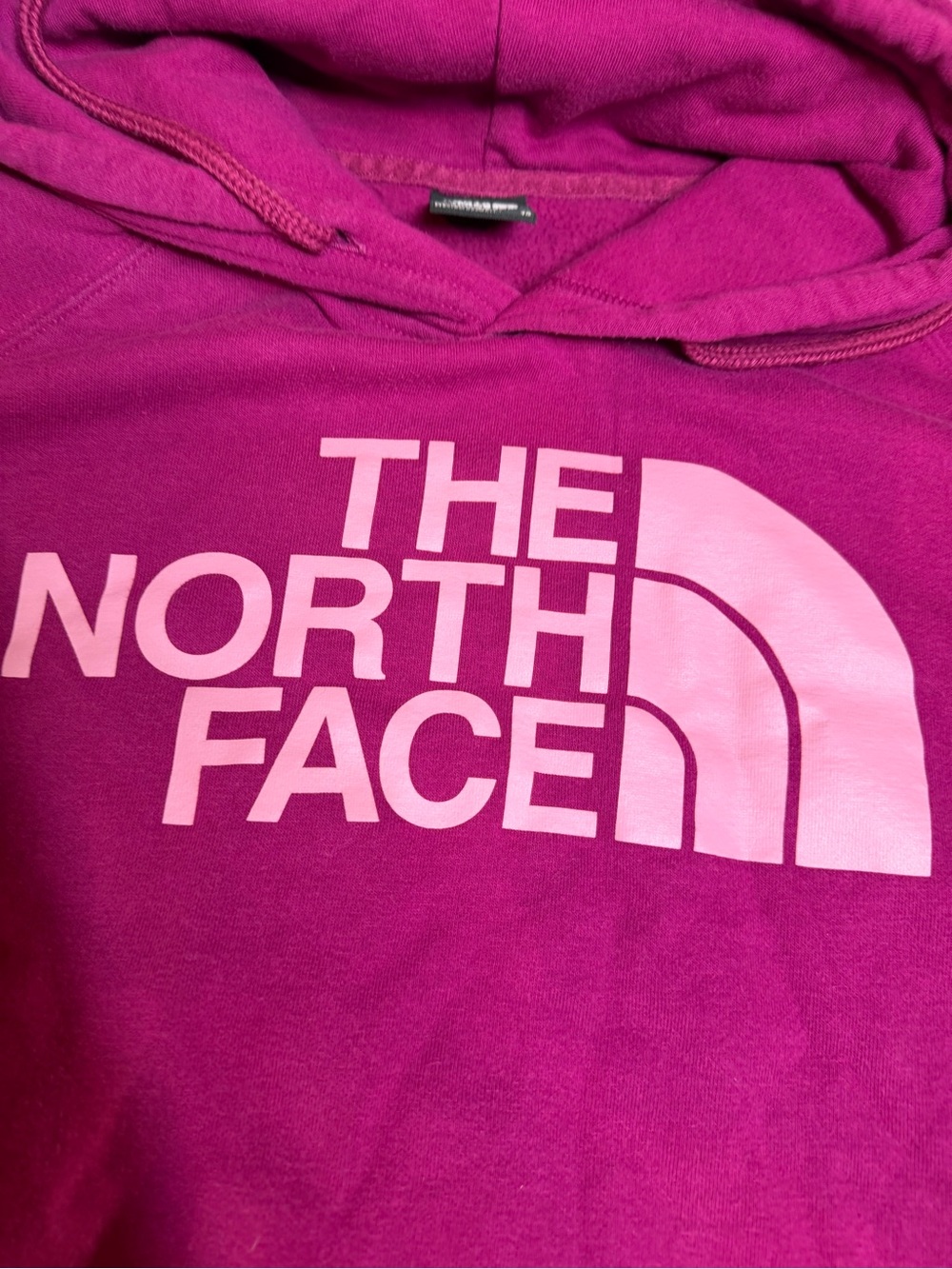 The North Face Women's Berry Pullover Hoodie with White Logo - Picture 4 of 10